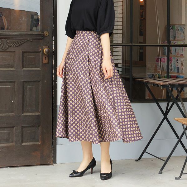 Souleiado シンプルレシピワンタックフレアスカート 手作り ハンドメイド 手芸を愛するすべての方へ 作る楽しさをお届け Craf クラフ