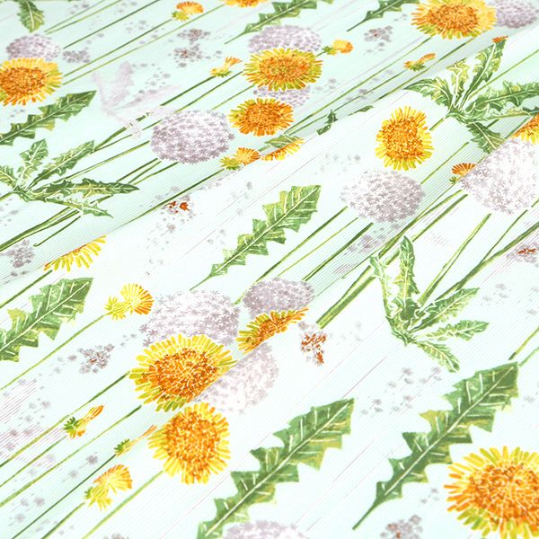 みすゞうた シーチング生地星とたんぽぽ わかみどり 手作り ハンドメイド 手芸を愛するすべての方へ 作る楽しさをお届け Craf クラフ
