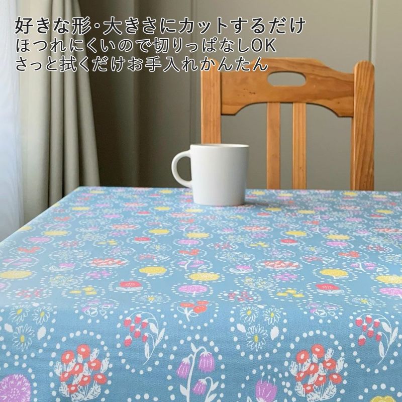 kippis シーチングラミネート生地Igelkottar/イゲルコッター/ハリネズミたちブルー ｜手作り・ハンドメイド・手芸を愛するすべての方へ、作る楽しさをお届け｜craf（クラフ）