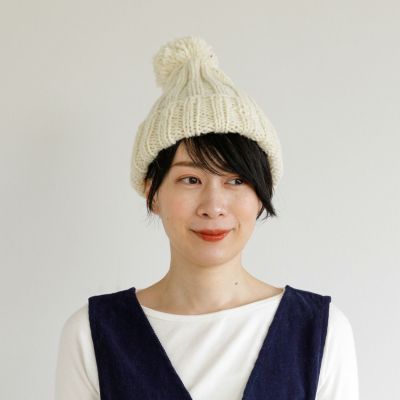 ニットの帽子キット4カラー手編み ニット小物 ハンドメイド