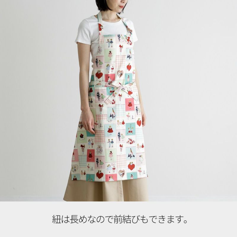【よし様ご予約品】ハンドメイドエプロン 小花柄 ドレスエプロン セット 三角巾 パープル ピンク サックス