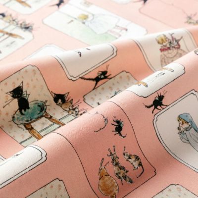 Kurahashi Rei くらはしれいオックス生地 切り売りこねこのトト