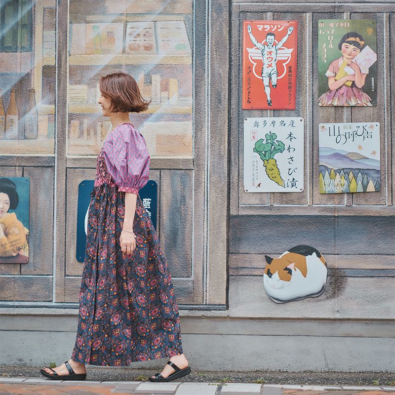 kay me♡カシュクールワンピース ひざ丈 七分袖 ドット 9