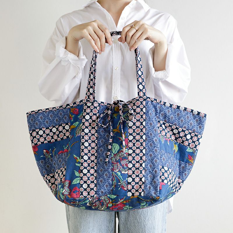 再入荷】SOULEADO リバーシブル対応 パッチワークキューブバッグ