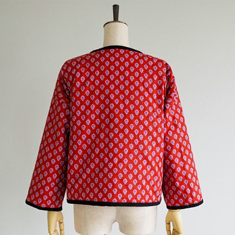 プレゼントレシピリバーシブルノーカラージャケット｜手作り