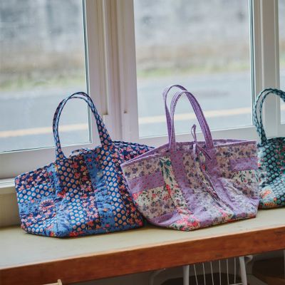 キット＞ SOULEIADO リバーシブル対応 パッチワークキューブ