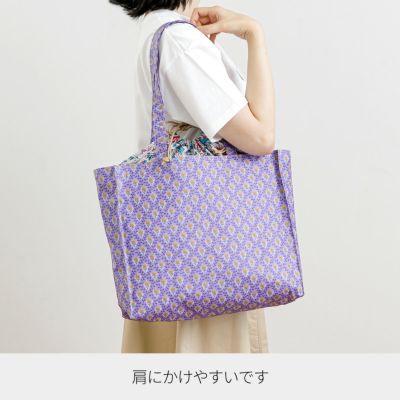 大切に使ってくれる方へ　ソウライト トート 保証書　有料保護クリーム済 SOULEIADOラミネートで作る口布付きトートバッグ 材料セット 4カラー