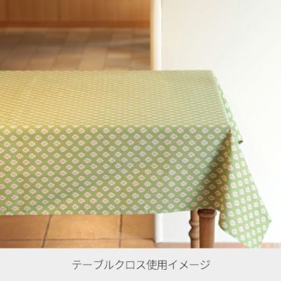 SOULEIADO ラミネートテーブルカットクロス パッチワーク ピンク 130cm